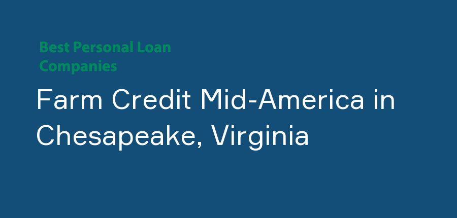 Farm Credit Mid-America in Virginia, Chesapeake