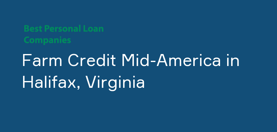 Farm Credit Mid-America in Virginia, Halifax