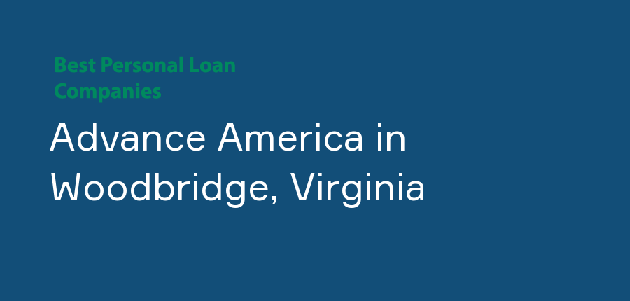 Advance America in Virginia, Woodbridge