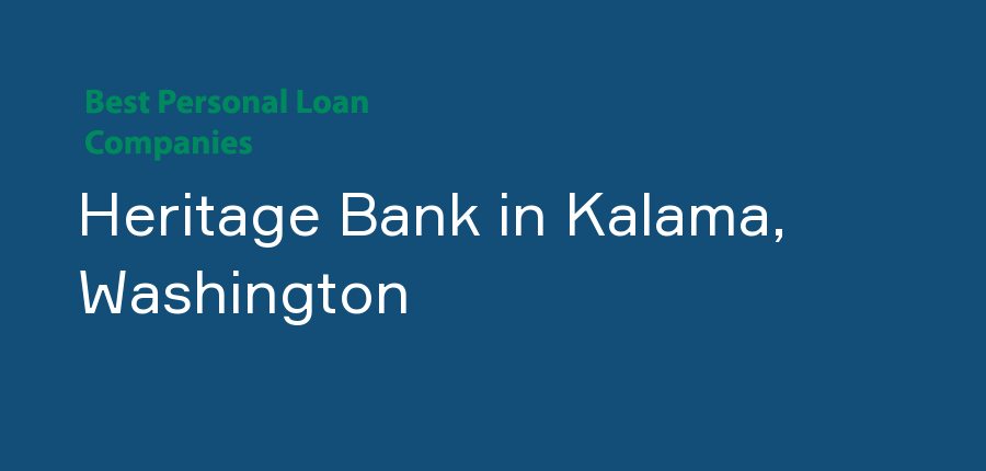 Heritage Bank in Washington, Kalama