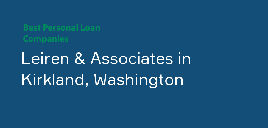 Leiren & Associates in Washington, Kirkland