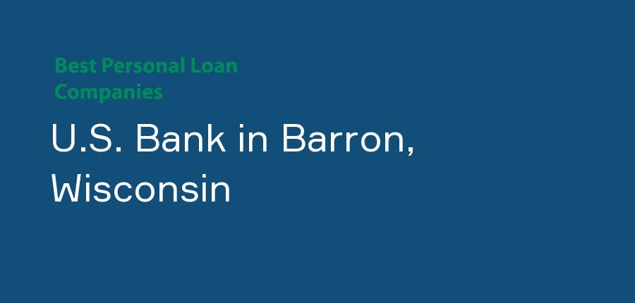 U.S. Bank in Wisconsin, Barron