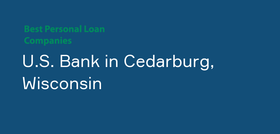 U.S. Bank in Wisconsin, Cedarburg