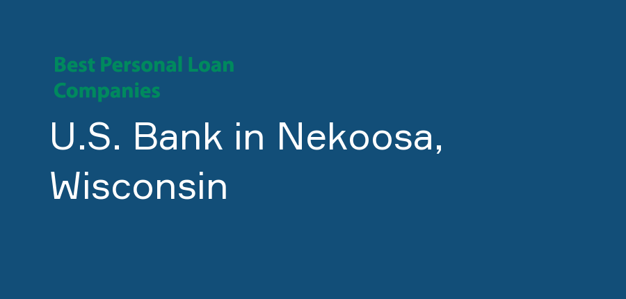 U.S. Bank in Wisconsin, Nekoosa