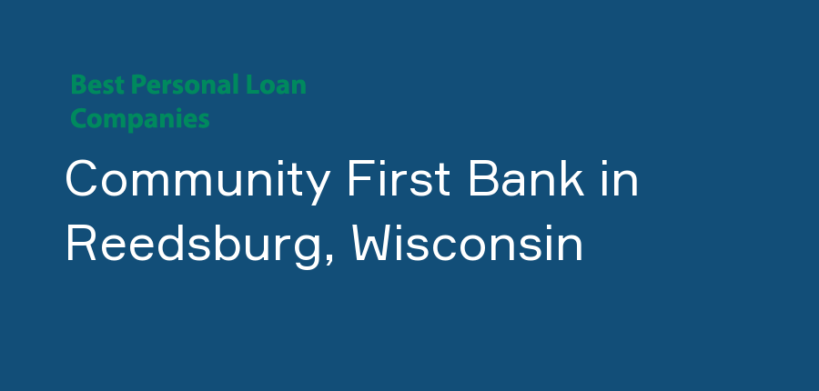 Community First Bank in Wisconsin, Reedsburg