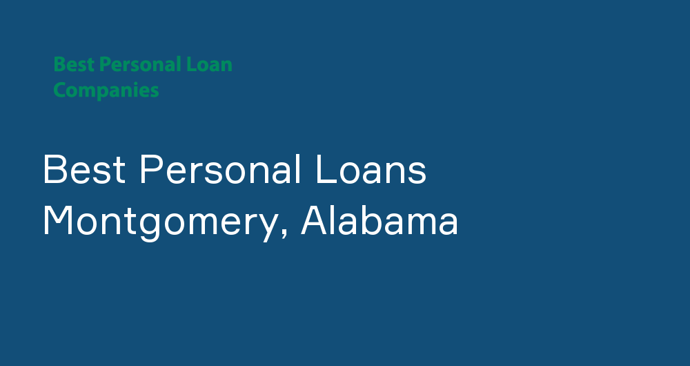 Online Personal Loans in Montgomery, Alabama