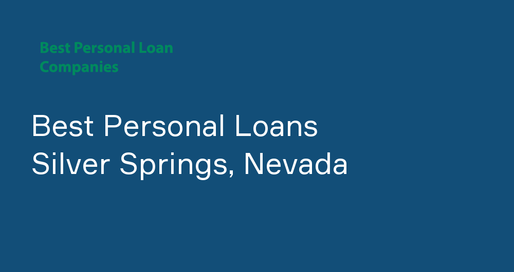 Online Personal Loans in Silver Springs, Nevada