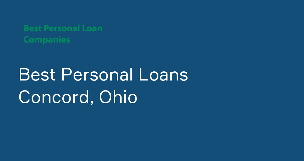 Online Personal Loans in Concord, Ohio